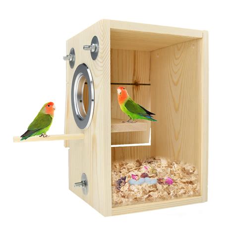 metal nest box for parrots|small bird nesting boxes.